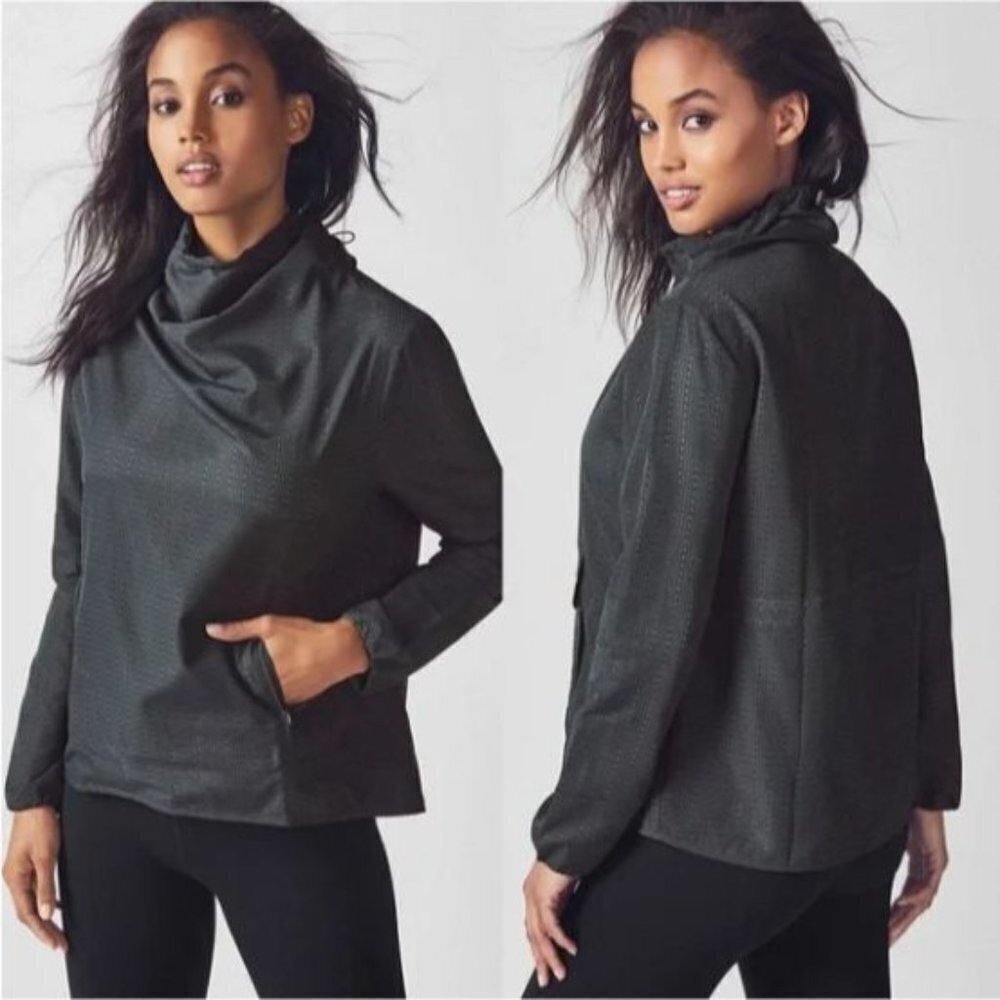 Fabletics Liora Pullover‎ Jacket Grey - image 1
